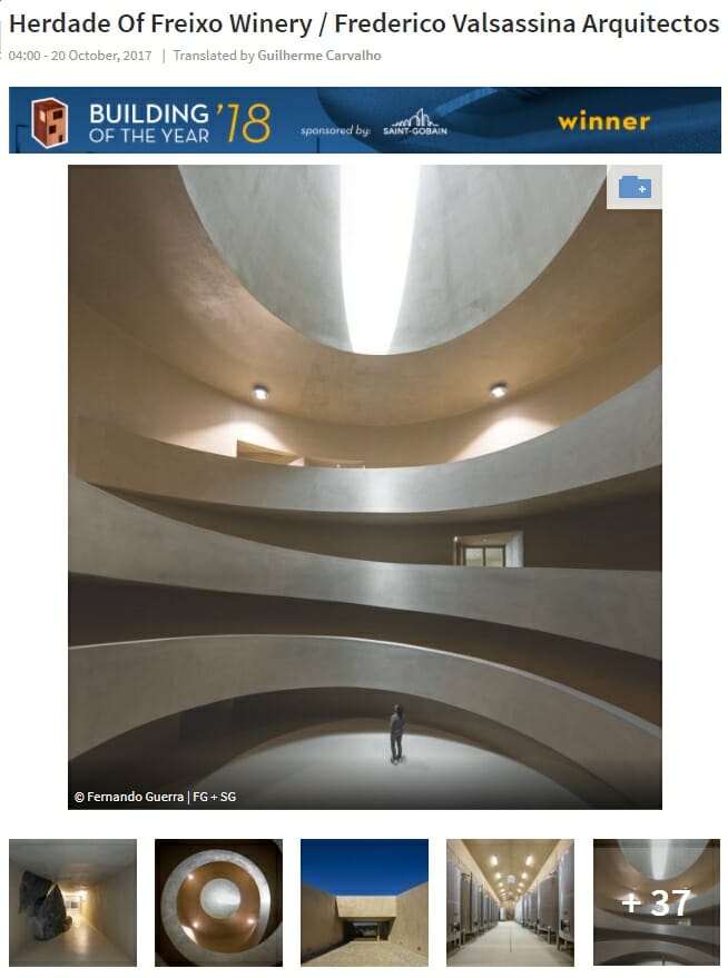 Herdade do Freixo ganha premio de arquitectura