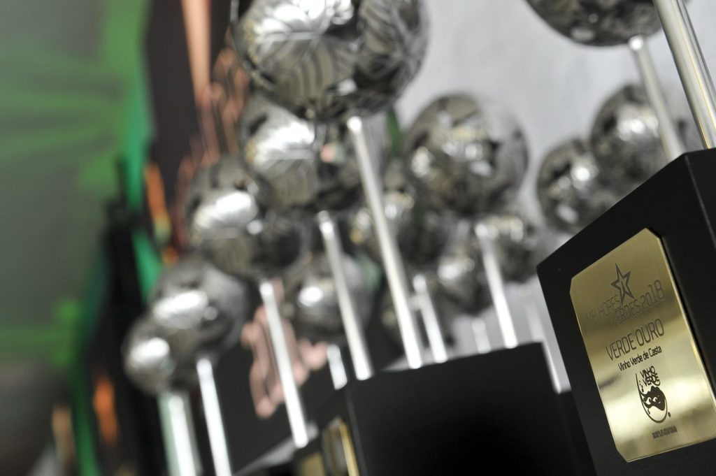 troféus do concurso Vinhos Verdes 2019