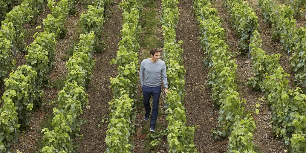 Federer Moët Chandon
